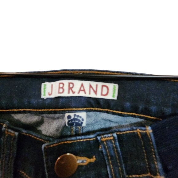 J Brand Mama J Maternity Skinny Jeans Size 25 Dark Wash Denim Starless - Picture 5 of 5